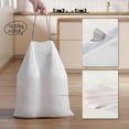 thumbnail image 2 of CCOCC 2026 New Small Trash Bags 4 Gallon - 75 Count Drawstring 4 Gallon Trash Bag,Pre-Separated Small Garbage Bags Bathroom Trash Bags,Unscented White 4 Gal Trash Can Liners, 2 of 6