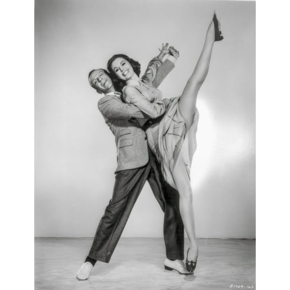 Silk Stockings Dancing in Black and White Photo Print (24 x 30)