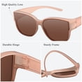 thumbnail image 4 of TINHAO Polarized Sunglasses Over Glasses for Women Men, Fit Over Glasses Sunglasses with Square Oversized UV Protection, 4 of 6