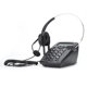 thumbnail image 3 of Centro de llamadas HT800, teléfono con cable con micrófono omnidireccional, auriculares adecuados para la oficina y el hogar, 3 of 5