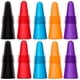 thumbnail image 1 of Paquete de 10 tapones de vino, tapón de silicona reutilizable para botellas de bebidas con tapón de corcho para mantener el vino fresco, rojo, azul, naranja, morado, negro, 1 of 5