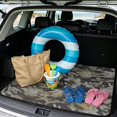 thumbnail image 2 of Bulopur Woodland Camo Car Trunk Mat 29" x 39", Traditional Hunting Camouflage Print, All Weather Cargo Liner, Non-Slip Waterproof Washable Rear Trunk Liner for Hunting & Camping, 2 of 7