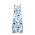 thumbnail image 5 of Titcea Summer Dresses for Women 2026 Floral Printed Sleeveless V Neck Sexy Sling Maxi Dresses Hawaiian Beach Holiday Casual Sundresses, Gifts for Mom/Her, 5 of 5