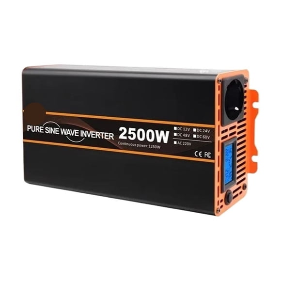 Onduleur 24v Onde Pure 4000W 5000W Transformateur 12 V vers Convertisseur de Puissance pour Voiture, Conception de Sécurité