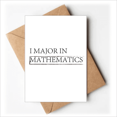thumbnail image 1 of Citation Je Me Spécialise en Cartes de Vœux Mathématiques Vous Tes Invités Invitations, 1 of 3