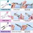 thumbnail image 3 of 5 Pcs Superb Jewelry Pliers Set, Jewelry Making Supplies Includes Round, Chain, Needle, Bent & Zipper Jewelry Pliers for Repair, Wire Wrapping & DIY Crafts, 3 of 8