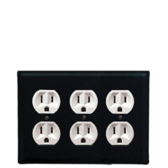 Plain - Triple Outlet Cover