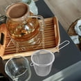 thumbnail image 3 of Stainless Steel Tea Infuser with Handle Loose Leaf Tea Steeper Heat Resistant Fine Mesh Tea Strainer for Tea Steeping in Cups Teapots, 3 of 6