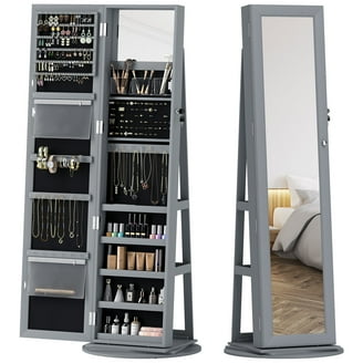 Isabella Jewelry Armoire, Cherry - Walmart.com