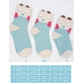 thumbnail image 3 of AMITOFO Girls Socks Soft Cotton Ankle Socks for Kids Cute Animal PatterCrew Socks for Toddler Girls 8-11 Years 5 Pairsn Novelty, 3 of 7