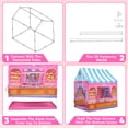 thumbnail image 6 of Lilian&Gema Pink Play Tent for Girls, Large Princess Play Tent House with Projector, Indoor & Outdoor Castle Tent Toy Gift for Kids Ages 3 4 5 6 7 8, 6 of 7