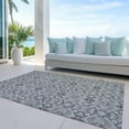 thumbnail image 6 of Addison Rugs Chantille Indoor/Outdoor Transitional Medallions Gray Washable Rectangle Rug, 3' x 5', 6 of 6