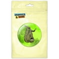thumbnail image 1 of Sloth Watercolor Pinback Button Pin Badge, 1 of 2