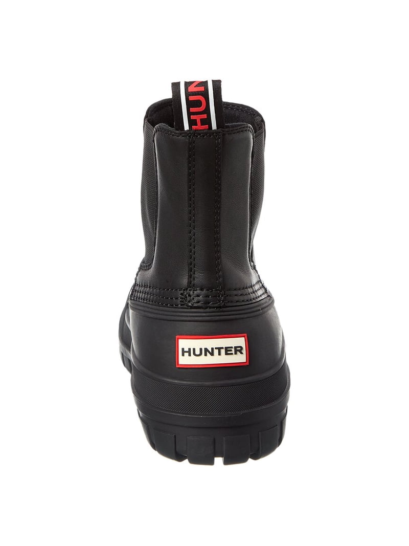 HUNTER SUFFOLK MEN RAIN BOOTS - Black / Red Multi / 13 - Walmart.com