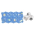 thumbnail image 2 of Juego de pista de coche con rompecabezas, juguetes de construcción de vagones de ferrocarril, pista de juguete educativa rompecabezas de 8 piezas, 2 of 8