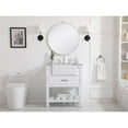 thumbnail image 6 of 30 inch single bathroom vanity in white, 6 of 8