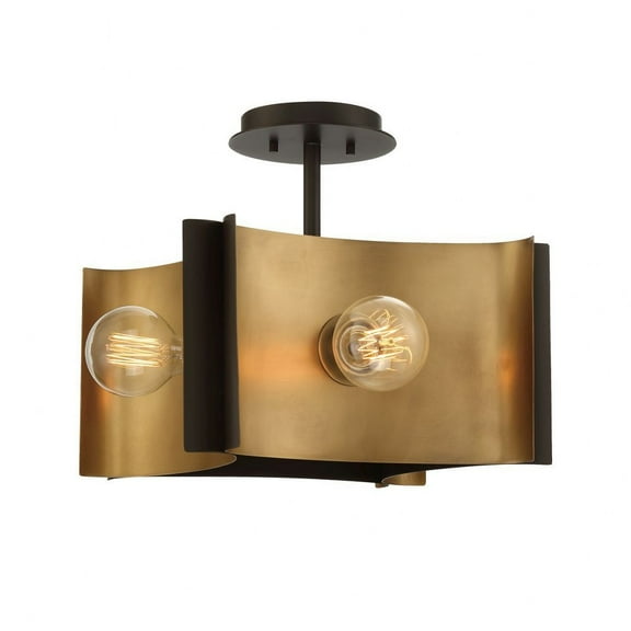 Eurofase Lighting - Metallo - 4 Light Semi-Flush Mount in Transitional Style -