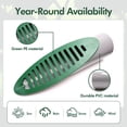 thumbnail image 3 of 4 Inch Angled Drain Grating for Drainage Systems, Yard Drain Emitter for Gutter Downspout Extensions, Lawn Slope Drainage Pipe Emitter for Ditch (2p), 3 of 7