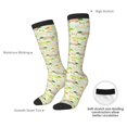 thumbnail image 6 of Fotbe Dachshund Dog Puppy print Women's Men's Novelty Crew Socks Cotton Socks Knee High Socks for Walking,Running,Nurses,Pregnancy, 6 of 8