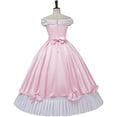 thumbnail image 5 of Women's Pink Princess Costume Dress Princess Dress Up Fancy Gown, 5 of 7