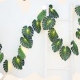 thumbnail image 4 of 20 LED Tropical Artificial Rattan Palm Leaf String Lights - 10ft Battery Operated with 2 Modes for Indoor Outdoor Party Decor, 4 of 6