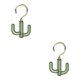 thumbnail image 3 of Monstrate Colgador de 360 ​​grados sin perforación, gancho de lujo con forma de Cactus, zapatos, cinturón, corbata, bufanda, soporte Oro verde oscuro 2piezas, 3 of 6