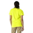 thumbnail image 2 of Dickies Women's Heavyweight Short Sleeve Pocket T-Shirt, Bright Yellow, X-Large, 2 of 3
