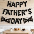 thumbnail image 3 of Happy Fathers Day Balloons - 16 Inch Black Banner for Father's Decorations Party Dad Birthday Decor, 3 of 3