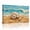 A, variant on XaaKee Beach Motif 0057 Coastal Landscape Painting Vertical Canvas Prints Wall Art Inner Framed 18*12Inch