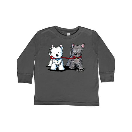 

Inktastic Walking Buddies Gift Toddler Boy or Toddler Girl Long Sleeve T-Shirt