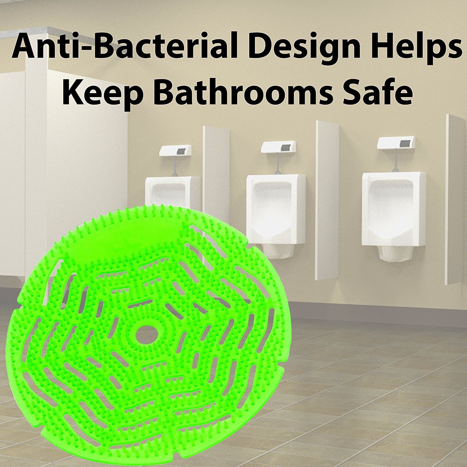 5x Anti Splash Urinal Screen Deodoriser Scented Mat Toilet Pad Apple