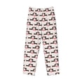 thumbnail image 6 of Uemuo Dachshund And Hearts Pattern Men's Wide Leg Palazzo Lounge Pants with Pockets Light Weight Loose Comfy Casual Pajama Pants-Small, 6 of 9