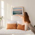 thumbnail image 2 of Coastal Swirl - Panama City Beach Florida Photography Oak Framed Wall Art Print 16 x 24 inches, 2 of 6