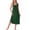 Dark Green, variant on Nightgowns for Women Sleepshirts House Sleep Dresses Sleeveless Square Neck Sleepwear Long Loungewear