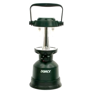 Dorcy 400-Lumen Waterproof Floating Outdoor Twin Globe LED Lantern with Hanger Hook and Handle, Green (41-3108)