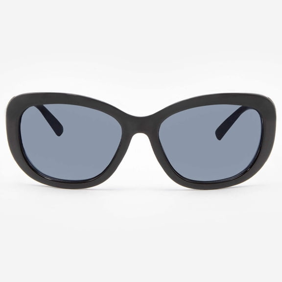 Womens Sunglasses Trendy and Cool Retro Sun Glasses Vintage Cute Fashion Audrey Hepburn Large Shades for Women Venice in Black