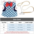 thumbnail image 3 of Gustave Cat/ Dog Adjustable Harness Vest with Lead Leash Set, Cute Bowtie Cat Jackets and Detachable Leash Hareness, Cat Vest for Kitten Puppy and Small Dogs (Blue, M), 3 of 10