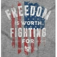 thumbnail image 2 of Freedom Fight Tactical American Flag Zip Up Hoodie Men's Women's Brisco Brands S, 2 of 6