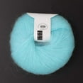 thumbnail image 4 of Knit Soft Angora Long Wool Yarn Hot with a Crochet Popular for DIY Weave(Bright Blue), 4 of 5