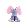 thumbnail image 1 of Elefante Peluche Musical Con Escondidillas Para Bebé Juguete Lab.G Rosa, Gris, 1 of 4