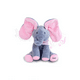 thumbnail image 1 of Elefante Peluche Musical Con Escondidillas Para Bebé Juguete Lab.G Rosa, Gris, 1 of 4