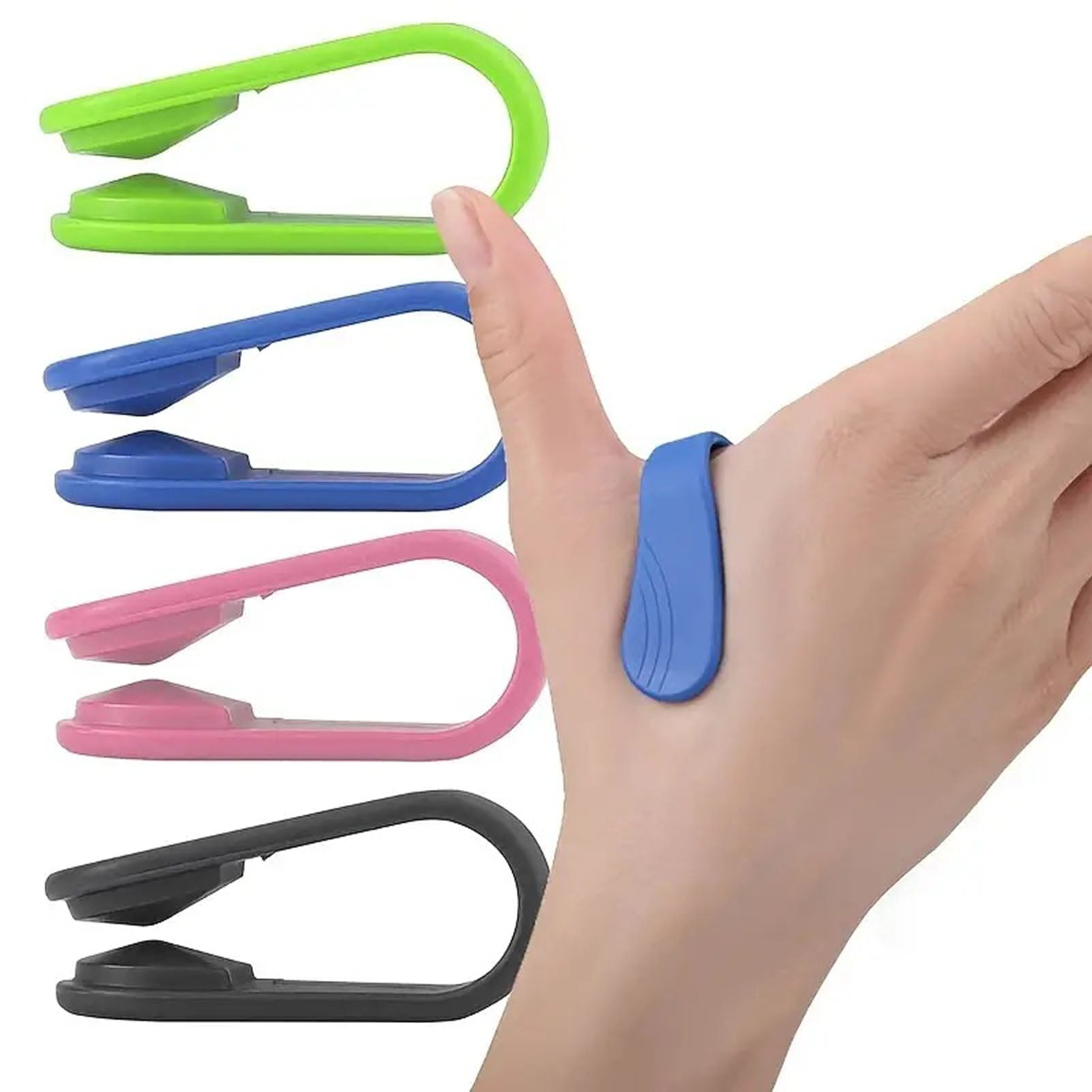 sunsanly 2Pcs Acupressure Clip Migraine Relief Hand Pressure Point Clip Portable Men Women Headache Tension Relief Massage Hand Clip