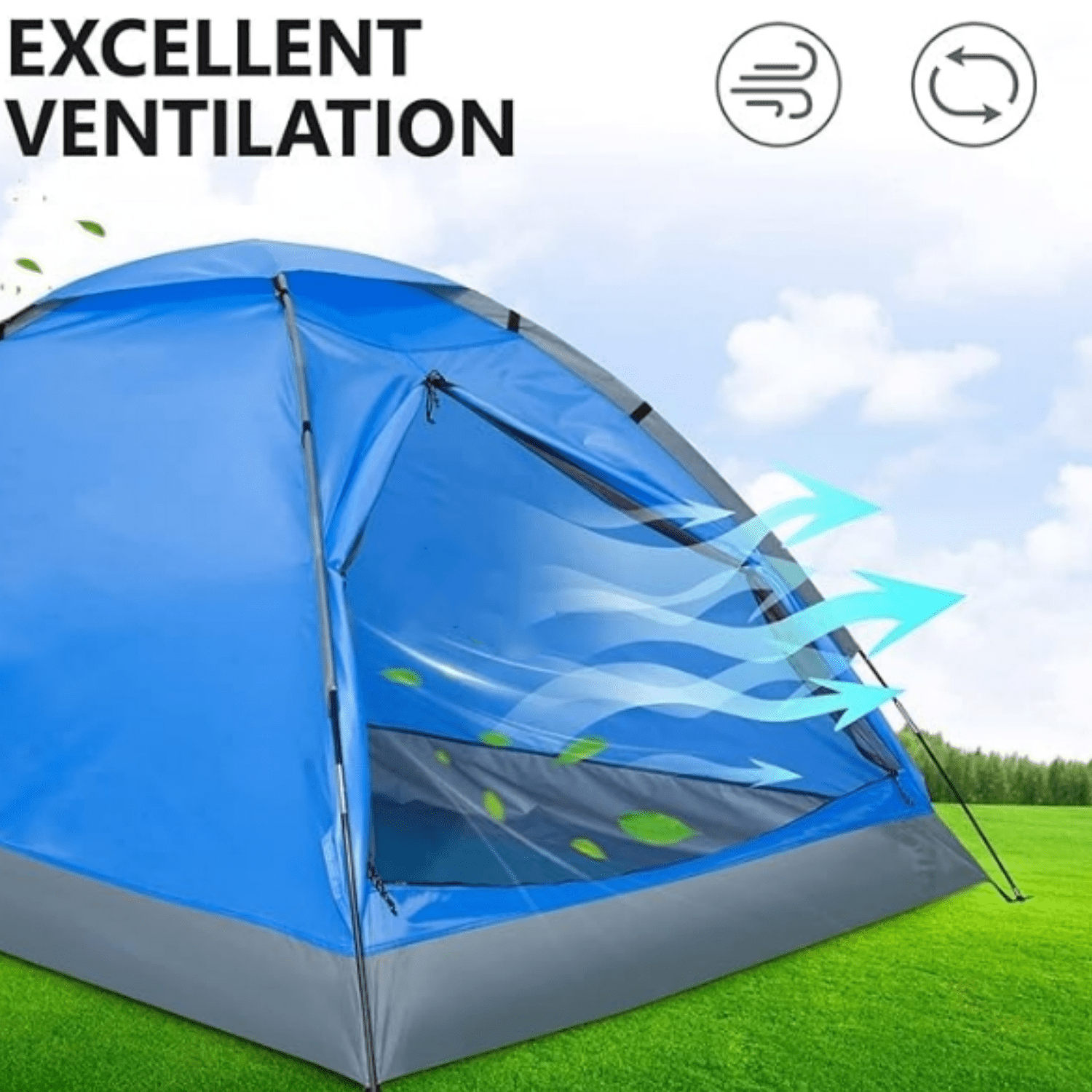 Tents for Camping 2/3/4/5 Person Camping Dome Tent, Waterproof,Spacious, Lightweight Portable Backpacking Tent for Outdoor Camping/Hiking