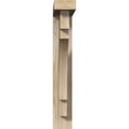 thumbnail image 2 of Ekena Millwork 3 1/2"W x 18"D x 22"H Merced Block Smooth Bracket w/ Offset Brace, Douglas Fir, 2 of 25