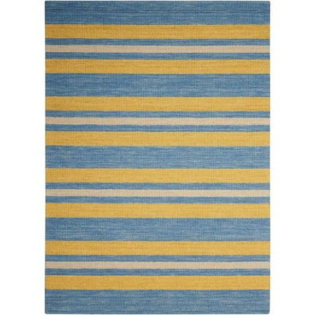 Barclay Butera Oxford Handmade Blue Yellow Area Rug