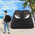 thumbnail image 6 of Costway Outdoor 7.5FT Portable Pop Up Shower Privacy Tent Dressing Changing Room Camping Black, 6 of 10
