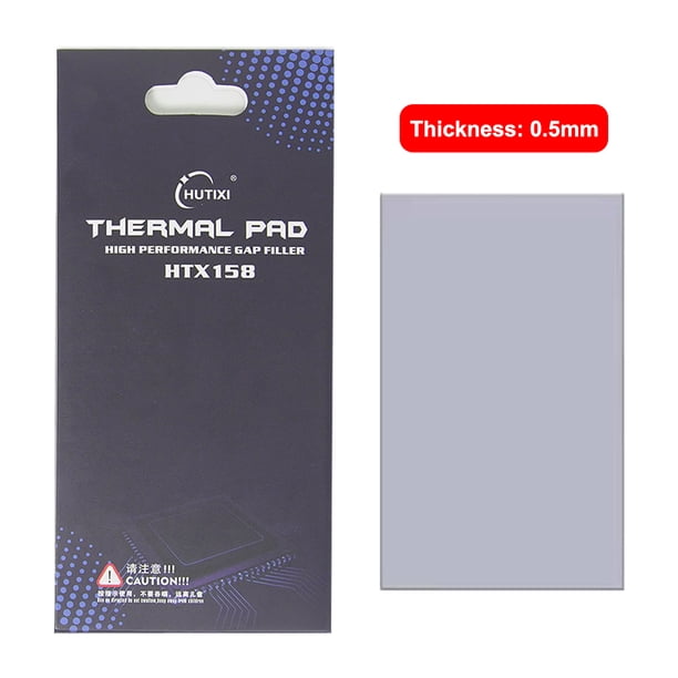 Almohadilla De Refrigeración Para Tarjetas Gráficas Almohadilla de silicona para refrigeración de tarjeta de vídeo de ordenador, alfombrilla térmica para tarjeta CPU/GPU (0,5mm)