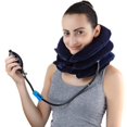 thumbnail image 4 of Inflatable Cervical Neck Traction Mechanism Improve Spinal Alignment Reduce Neck Brace Adjustable(Blue), 4 of 6