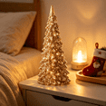 thumbnail image 3 of Lighted Christmas Tree Tabletop Decor, Illuminated Holiday Tree Ornament for Mantel Shelf Dining Table Window Display and Christmas Party, 3 of 5