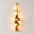thumbnail image 2 of Lighted Christmas Bells Garland Warm White String Holiday Tree Door Decor, 2 of 7